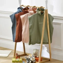Becquet Poncho enfant personnalisable en gaze de coton – CRÉATION<Enfant Univers Des Tout-Petits|Serviette De Bain Personnalisée, Peignoir Personnalisé