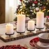 Becquet Porte-bougies en bois et métal< Luminaire|Décoration