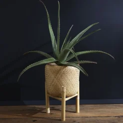 Becquet Porte-plante en bambou< Vase, Cache-Pot|Décoration