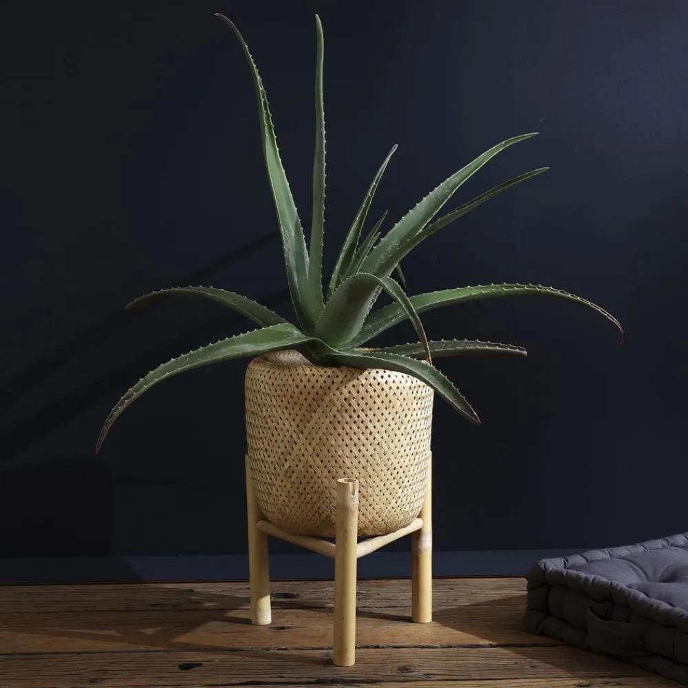 Becquet Porte-plante en bambou< Vase, Cache-Pot|Décoration