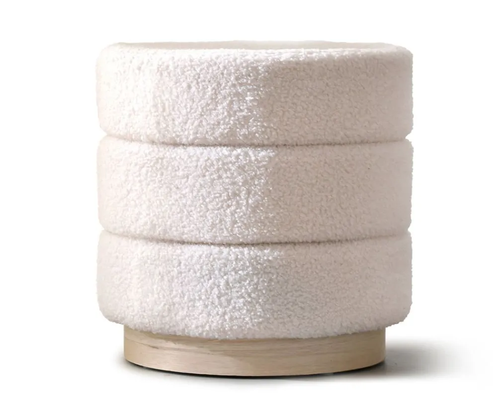 Becquet Pouf rond bouclette<Enfant Décoration Enfant, Tapis Enfant|Meuble, Étagère