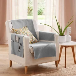 Becquet Protection universelle pour fauteuil et canapé - CRÉATION< Rideau Et Déco Textile|Jeté De Canapé, Jeté De Fauteuil