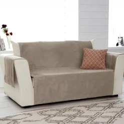 Becquet Protège-fauteuil et canapé universels aspect velours