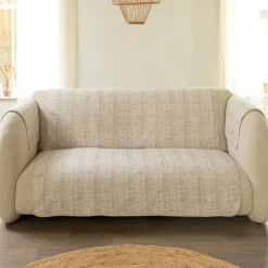 Becquet Protège-fauteuil et canapé universels tissage chiné< Rideau Et Déco Textile|Jeté De Canapé, Jeté De Fauteuil