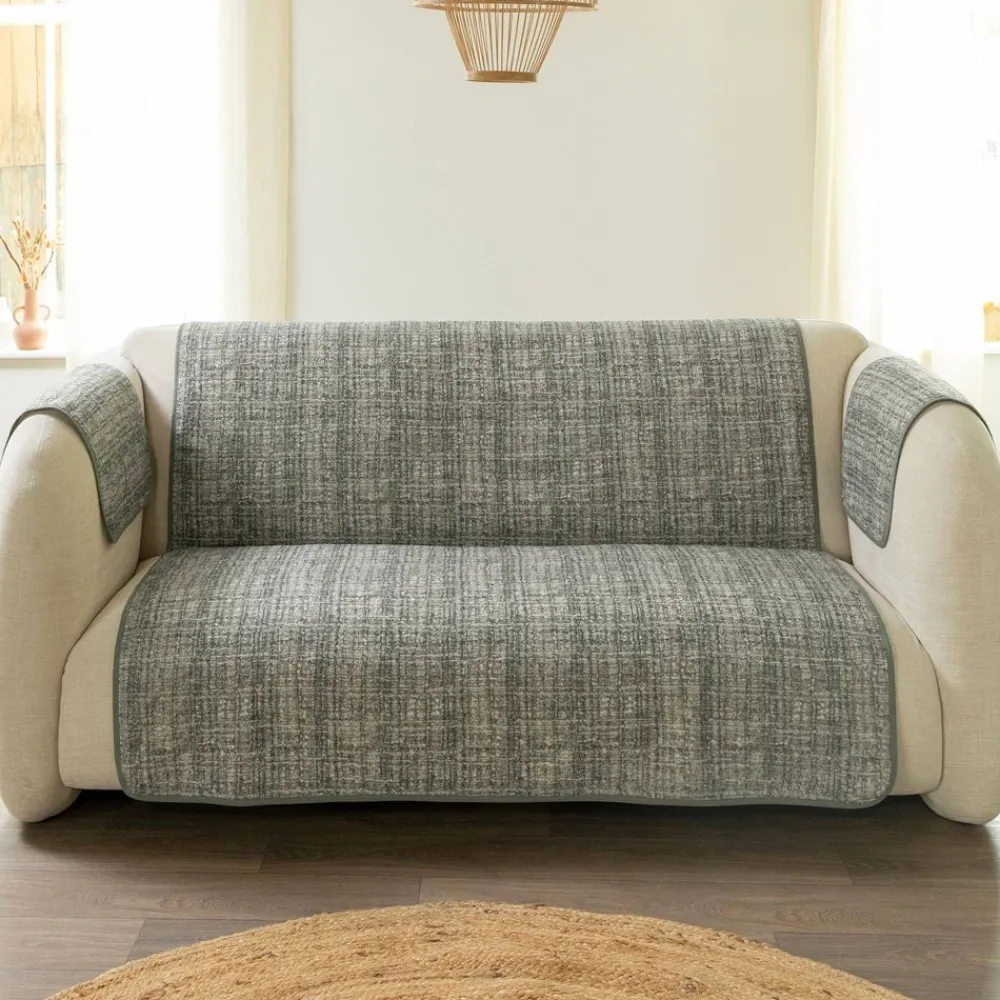 Becquet Protège-fauteuil et canapé universels tissage chiné< Rideau Et Déco Textile|Jeté De Canapé, Jeté De Fauteuil