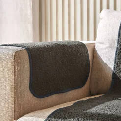 Becquet Protège-fauteuil et canapé universels - bouclette Sherpa< Rideau Et Déco Textile|Décoration Textile Unie