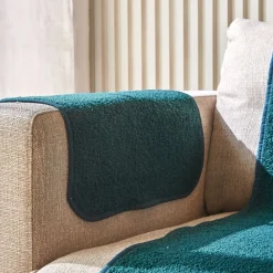 Becquet Protège-fauteuil et canapé universels - bouclette Sherpa< Rideau Et Déco Textile|Décoration Textile Unie