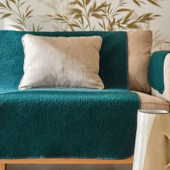 Becquet Protège-fauteuil et canapé universels - bouclette Sherpa< Rideau Et Déco Textile|Décoration Textile Unie