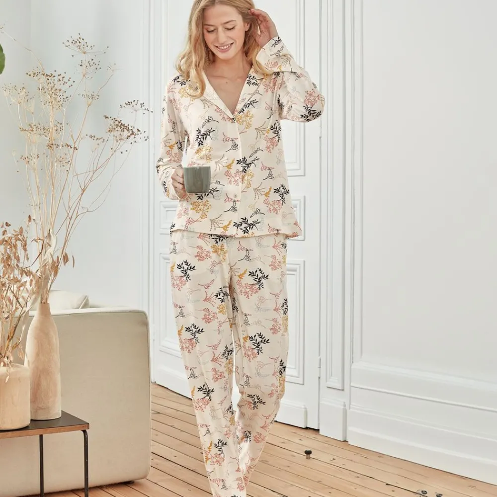 Becquet Pyjama femme à fleurs<Femme Pyjama Femme|Pyjama, Liquette, Nuisette