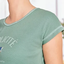 Becquet Pyjama femme corsaire DODO HOMEWEAR®<Femme Pyjama Femme|Les Matières
