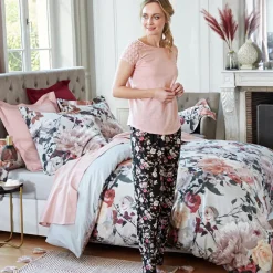Becquet Pyjama femme fleuri et dentelle<Femme Pyjama Femme|Pyjama, Liquette, Nuisette