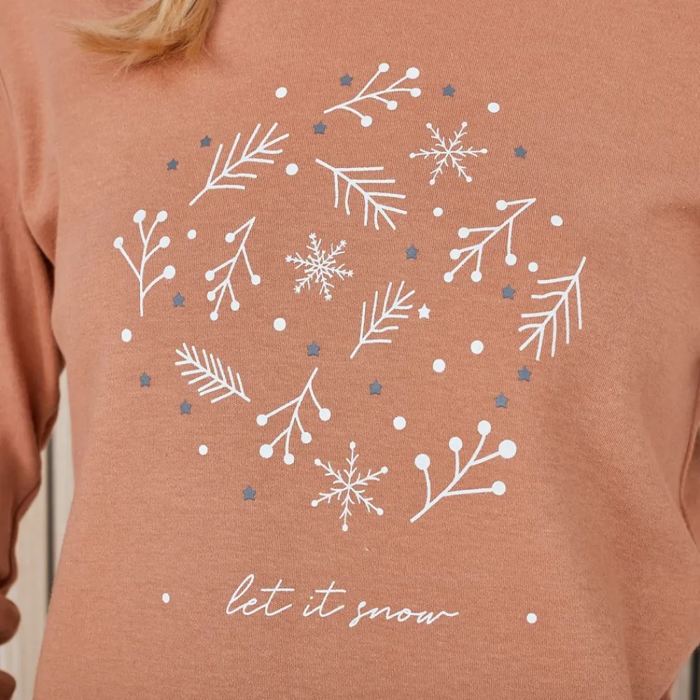 Becquet Pyjama femme jersey uni et carreaux<Femme Pyjama Femme|Les Matières