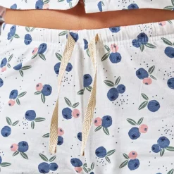 Becquet Pyjama femme short imprimé myrtilles DODO HOMEWEAR®<Femme Pyjama Femme|Pyjama, Liquette, Nuisette