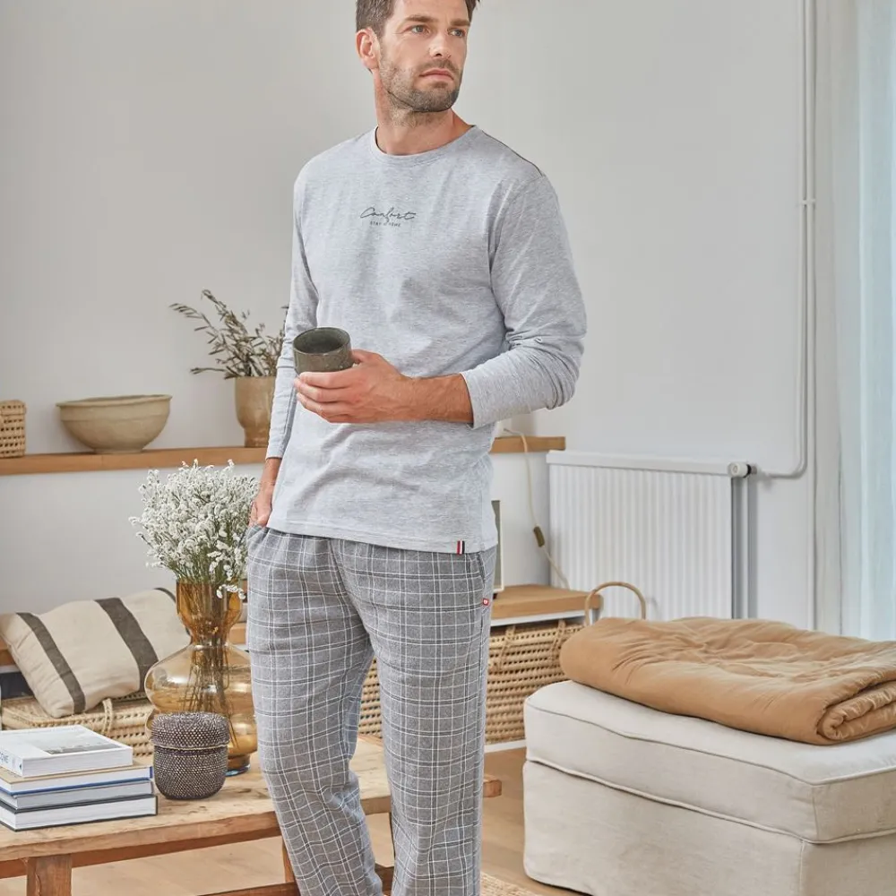 Becquet Pyjama homme à carreaux<Homme Pyjama Homme|Pyjama, Liquette, Nuisette