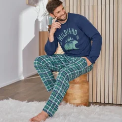 Becquet Pyjama homme à carreaux - CRÉATION<Homme Pyjama Homme|Pyjama, Liquette, Nuisette