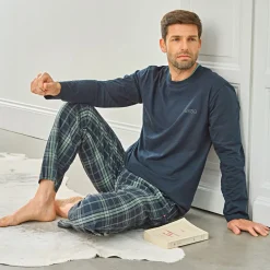 Becquet Pyjama homme motif carreaux - DODO HOMEWEAR<Homme Pyjama Homme|Les Matières