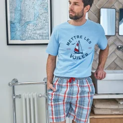 Becquet Pyjama homme motif marin - DODO HOMEWEAR®<Homme Pyjama Homme|Les Matières