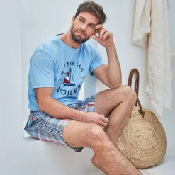 Becquet Pyjama homme motif marin - DODO HOMEWEAR®<Homme Pyjama Homme|Les Matières
