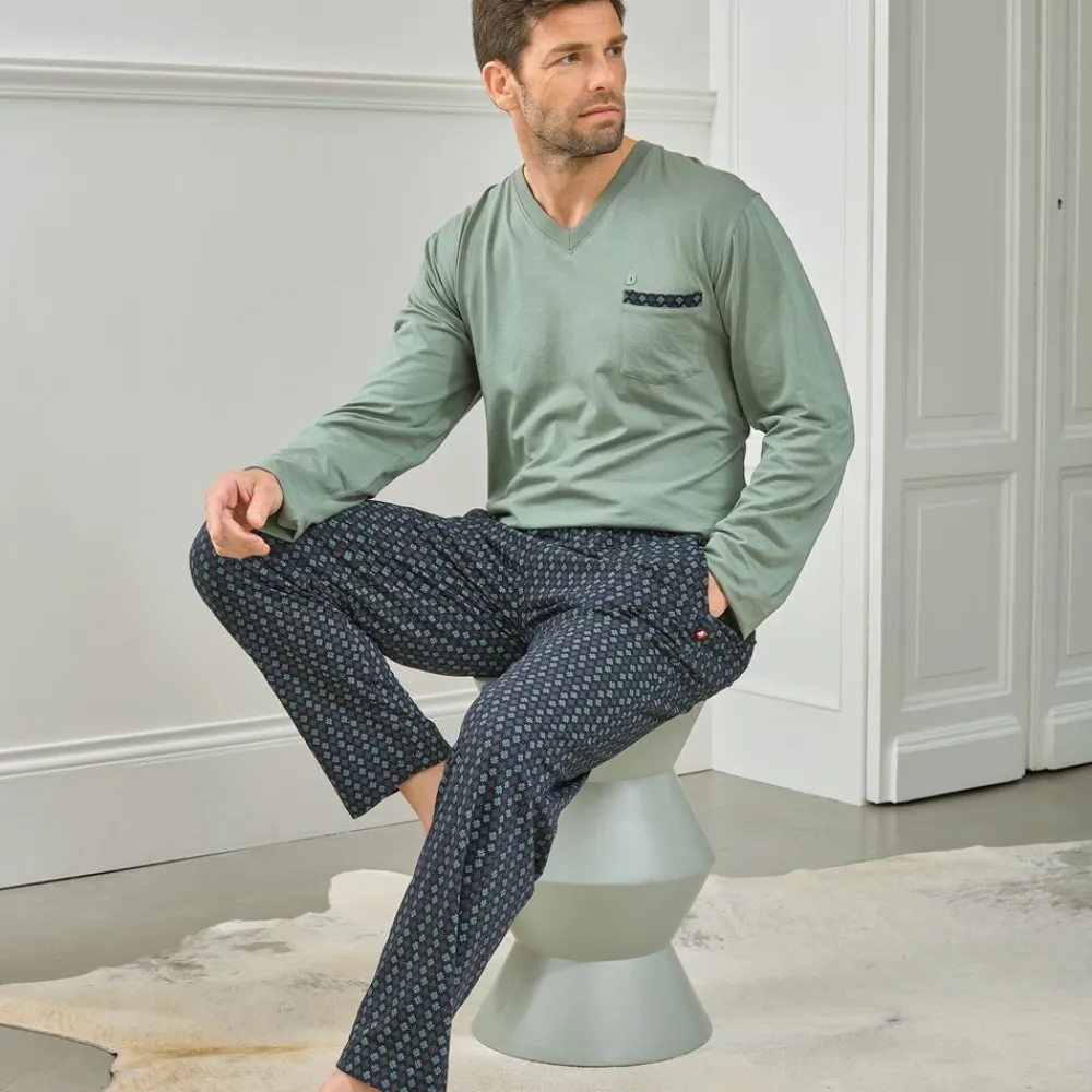 Becquet Pyjama homme petits motifs - DODO HOMEWEAR<Homme Pyjama Homme|Les Matières
