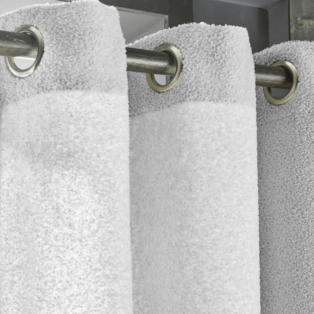 Becquet Rideau bouclette façon peau de mouton< Rideau Et Déco Textile|Décoration Textile Unie