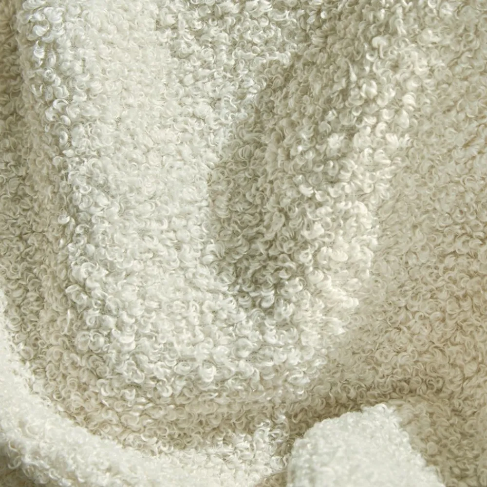 Becquet Rideau bouclette façon peau de mouton< Rideau Et Déco Textile|Décoration Textile Unie
