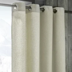 Becquet Rideau bouclette façon peau de mouton< Rideau Et Déco Textile|Décoration Textile Unie
