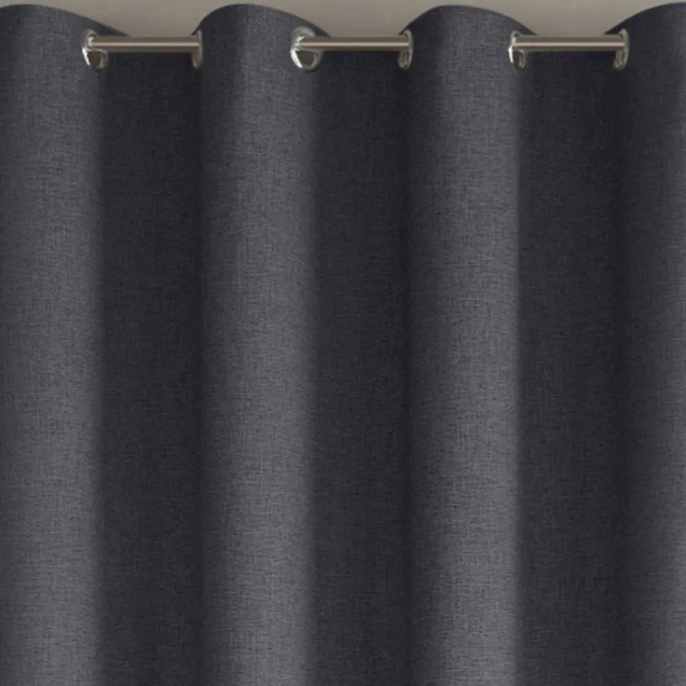 Becquet Rideau et métrage occultants thermiques natté chambray- dos couleur< Décoration Textile Unie|Rideau Occultant Lumière, Rideau Occultant Thermique