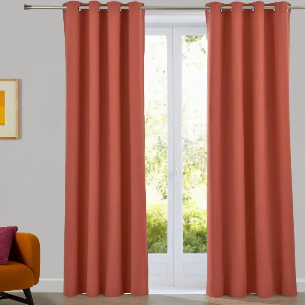 Becquet Rideau et métrage occultants thermiques nattés< Rideau Et Déco Textile|Décoration Textile Unie