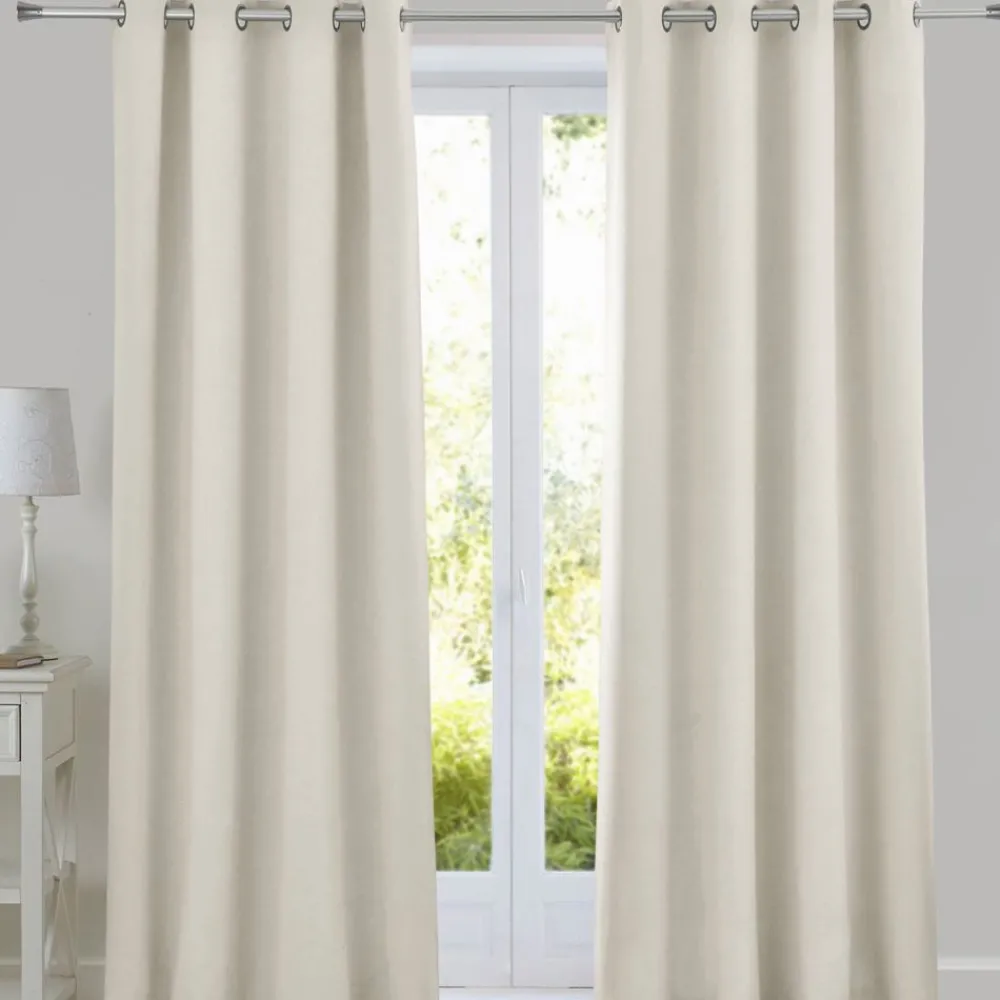 Becquet Rideau et métrage occultants thermiques nattés< Rideau Et Déco Textile|Décoration Textile Unie