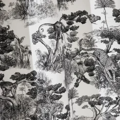 Becquet Rideau motif jungle - CRÉATION THÉVENON< Rideau Et Déco Textile|Rideau