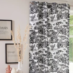 Becquet Rideau motif jungle - CRÉATION THÉVENON< Rideau Et Déco Textile|Rideau