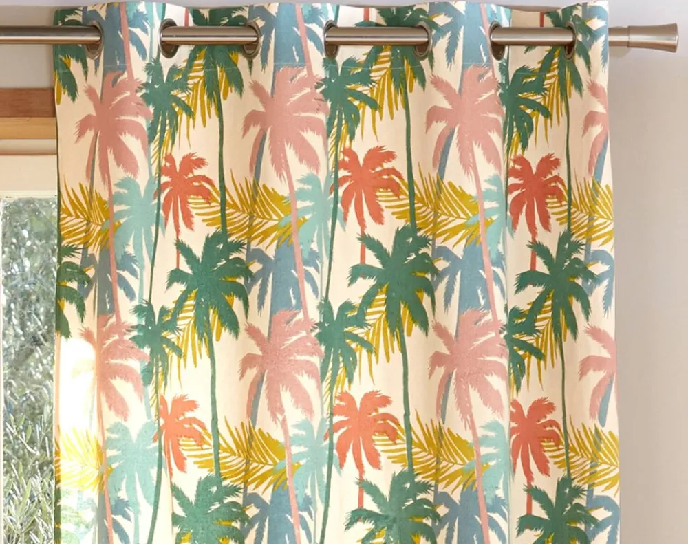 Becquet Rideau motif tropical< Rideau Et Déco Textile|Rideau