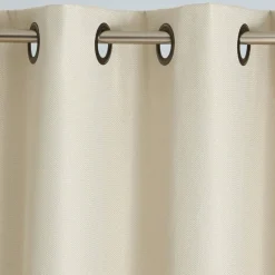 Becquet Rideau occultant aspect natté< Rideau Et Déco Textile|Décoration Textile Unie