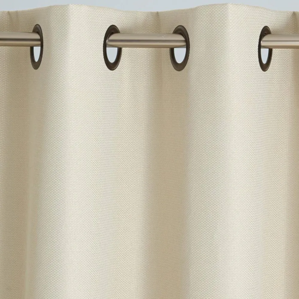 Becquet Rideau occultant aspect natté< Rideau Et Déco Textile|Décoration Textile Unie