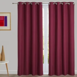 Becquet Rideau occultant aspect natté< Rideau Et Déco Textile|Décoration Textile Unie