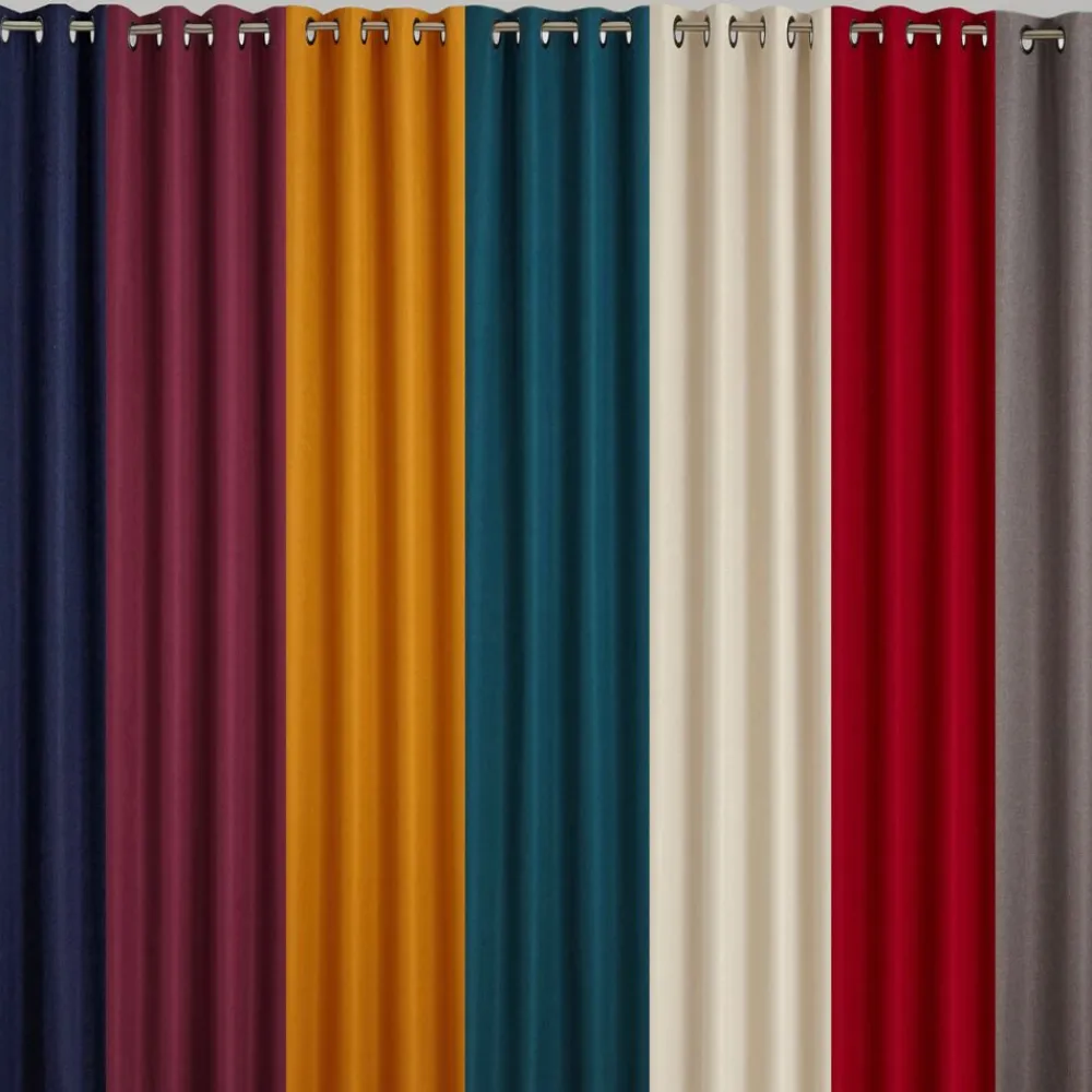 Becquet Rideau occultant aspect natté< Rideau Et Déco Textile|Décoration Textile Unie