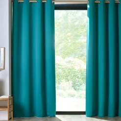 Becquet Rideau occultant lumière satiné double face couleur< Rideau Et Déco Textile|Décoration Textile Unie