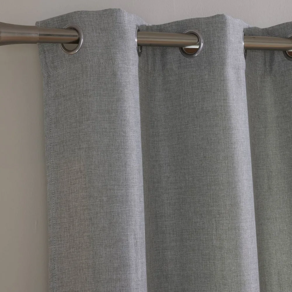 Becquet Rideau occultant natté chambray et dos polaire< Rideau Et Déco Textile|Rideau