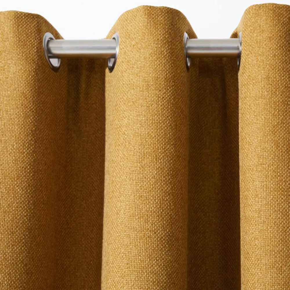 Becquet Rideau occultant phonique natté effet brut - dos polaire< Rideau Et Déco Textile|Décoration Textile Unie