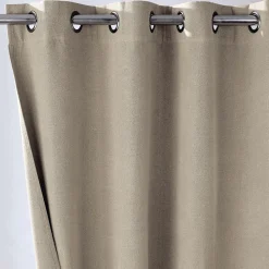 Becquet Rideau occultant thermique toucher tissu double face< Rideau Et Déco Textile|Décoration Textile Unie