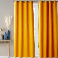 Becquet Rideau occultant thermique toucher tissu double face< Rideau Et Déco Textile|Décoration Textile Unie