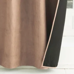 Becquet Rideau occultant thermique suédine - dos polaire< Rideau Et Déco Textile|Décoration Textile Unie
