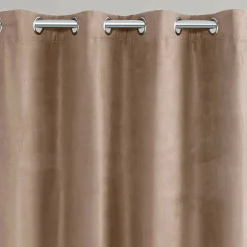 Becquet Rideau occultant thermique suédine - dos polaire< Rideau Et Déco Textile|Décoration Textile Unie