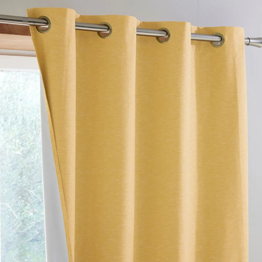 Becquet Rideau occultant thermique tissage bicolore - Lot de 2< Rideau|Les Matières