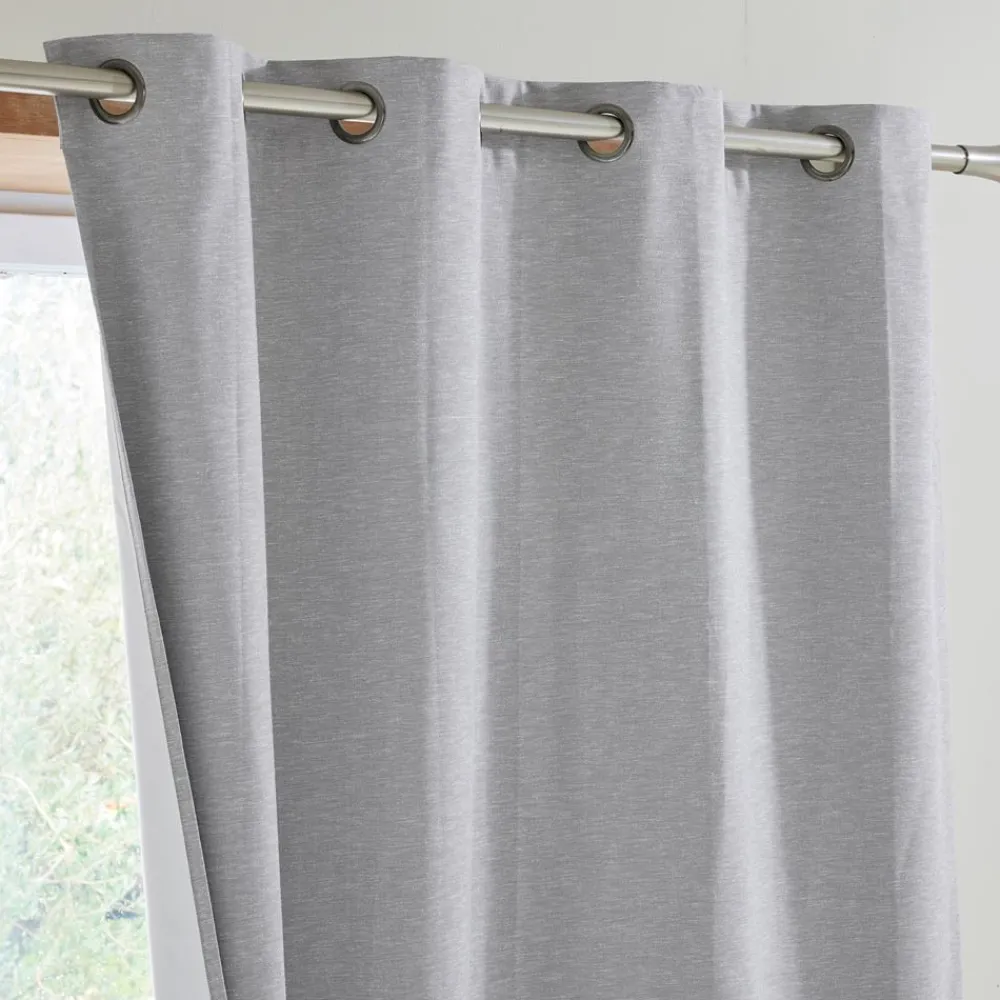 Becquet Rideau occultant thermique tissage bicolore - Lot de 2< Rideau|Les Matières