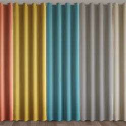 Becquet Rideau occultant uni mat - LA PAIRE< Rideau Et Déco Textile|Décoration Textile Unie