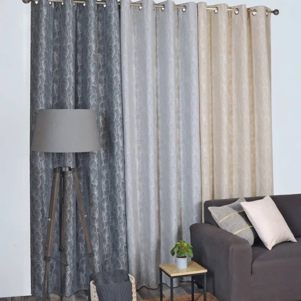 Becquet Rideau thermique brodé< Rideau Et Déco Textile|Rideau