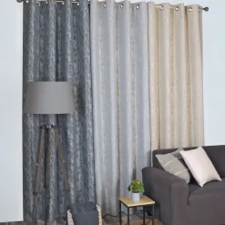 Becquet Rideau thermique brodé< Rideau Et Déco Textile|Rideau