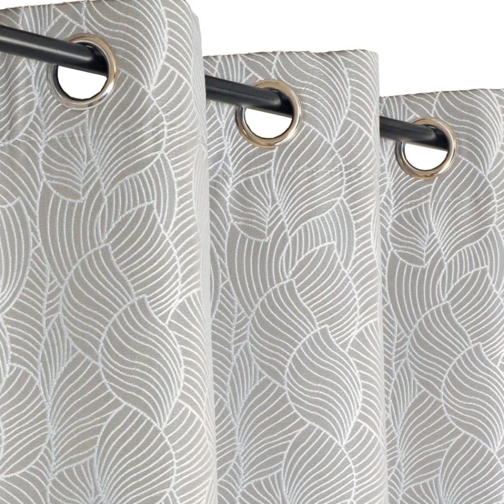 Becquet Rideau thermique brodé< Rideau Et Déco Textile|Rideau