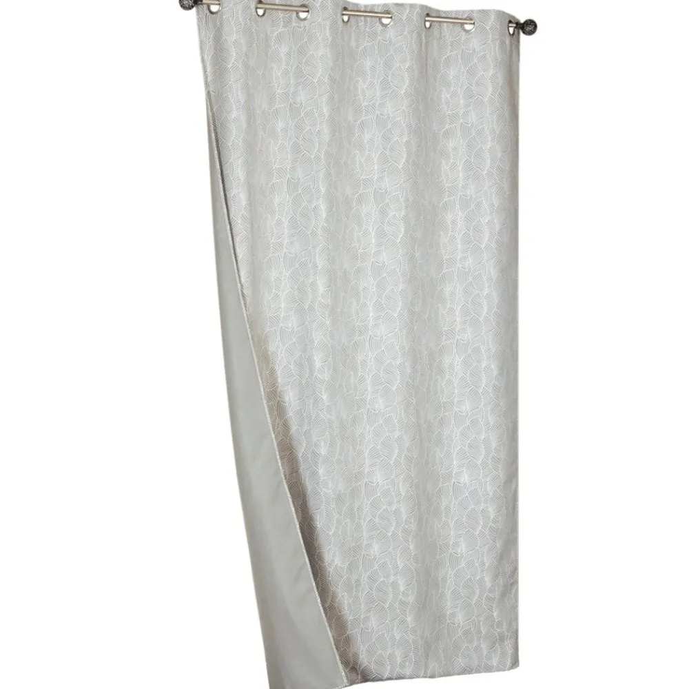 Becquet Rideau thermique brodé< Rideau Et Déco Textile|Rideau